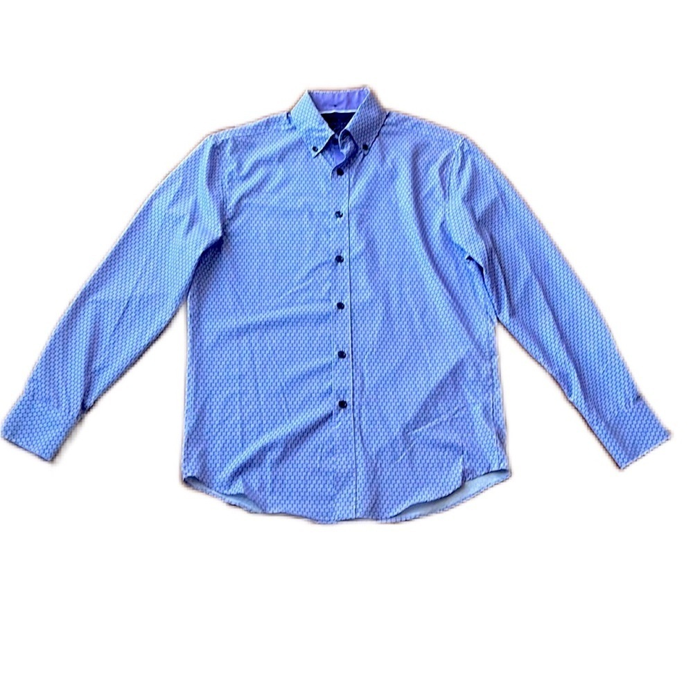 Con.Struct Slim Fit Stretch Button Down Shirt Size S